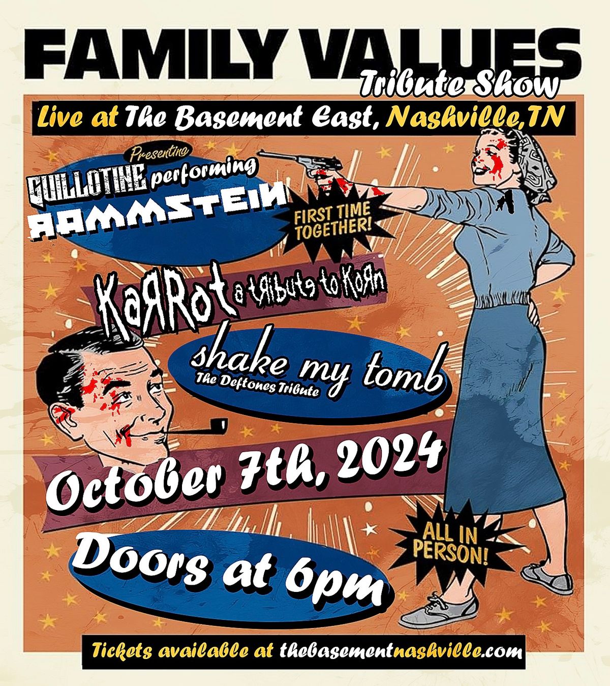 Family Values Tribute Show at The Basement East