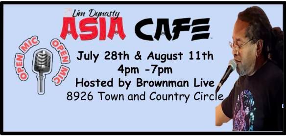 Brownman Live - Open Mic @ Asia Cafe West