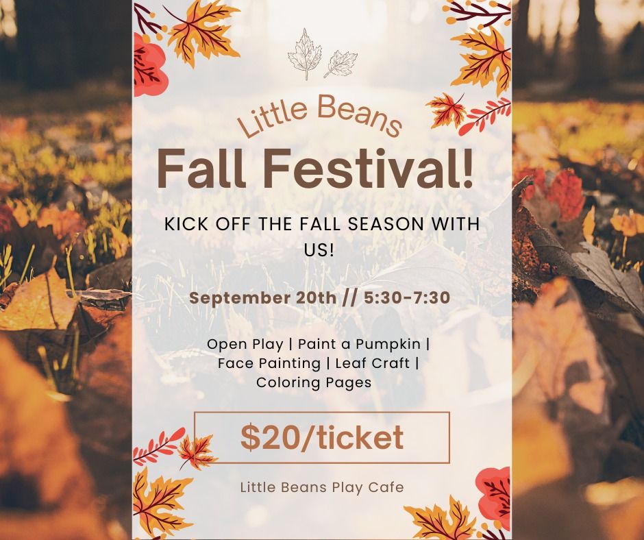 Little Beans Fall Festival!