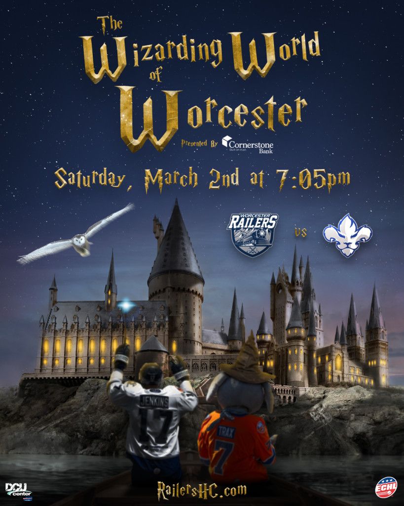 Worcester Railers at Trois-Rivieres Lions at Colisee Videotron