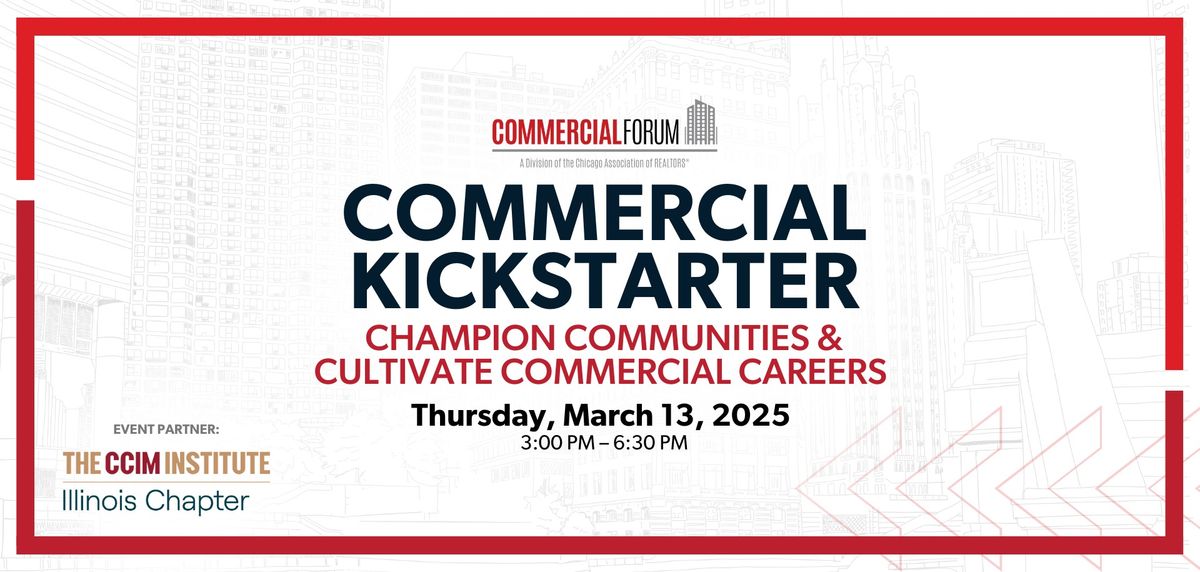 Commercial Kickstarter: Champion Communities and Cultivate Commercial Careers