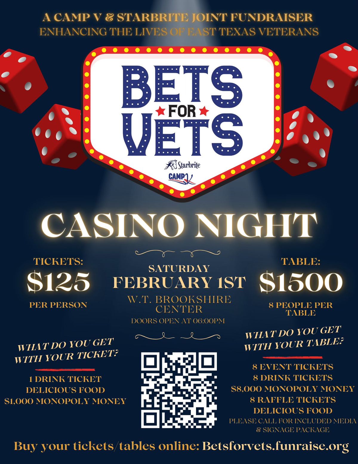 Bets for Vets \/ Casino Night