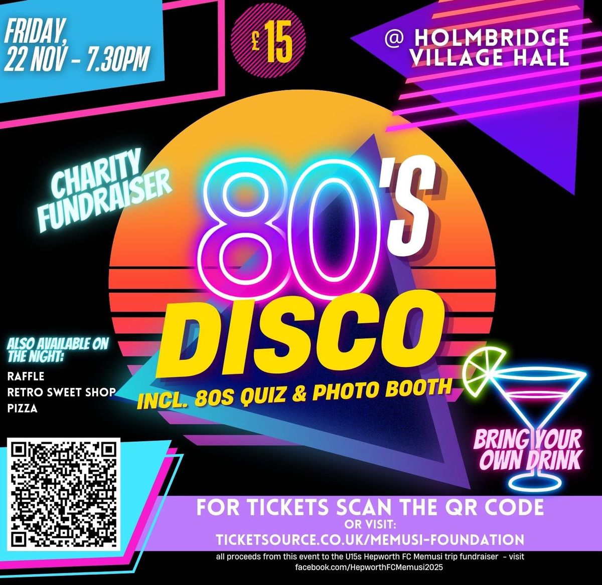 80\u2019s Disco fundraiser