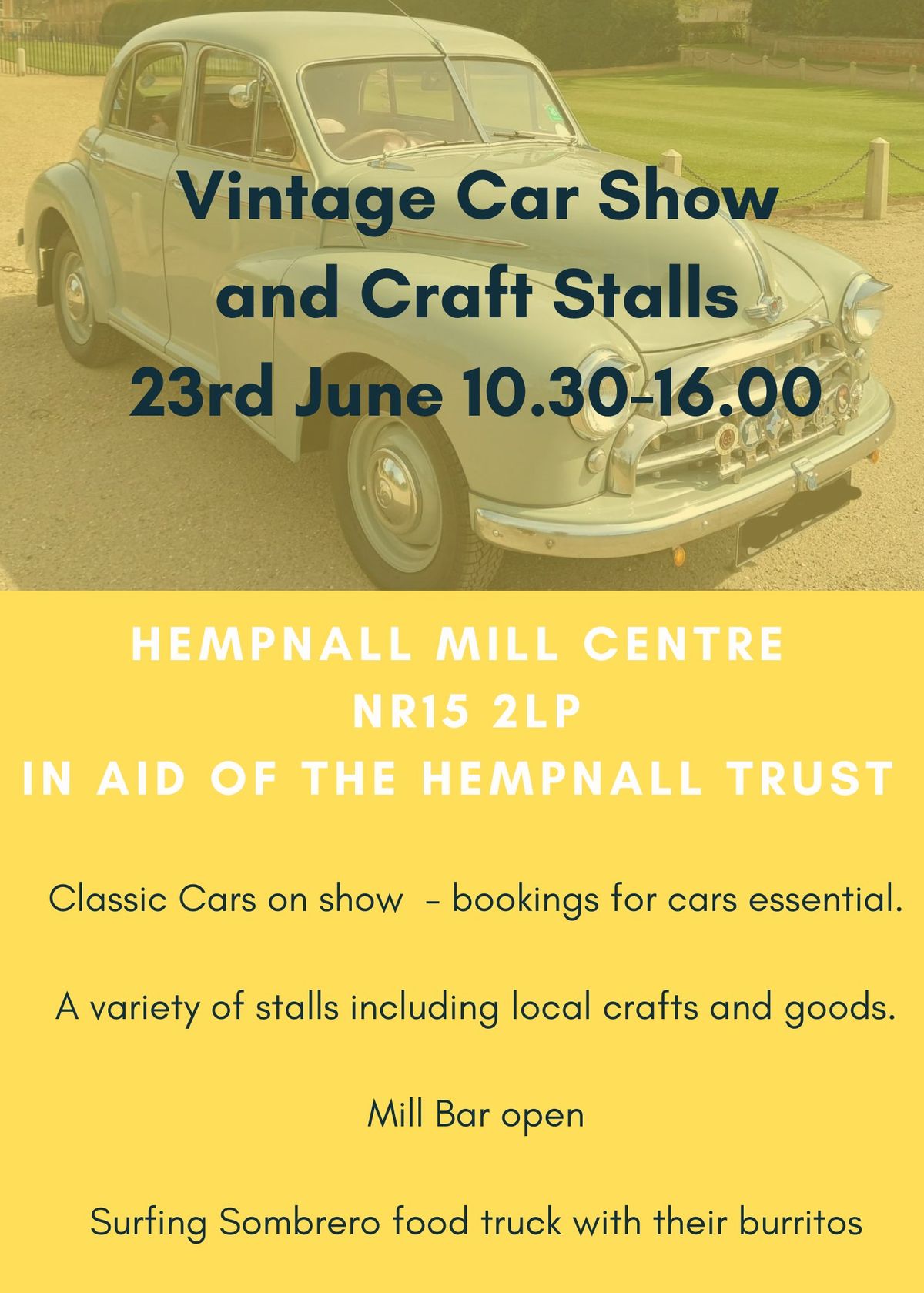 Vintage Car Show and Craft Stalls