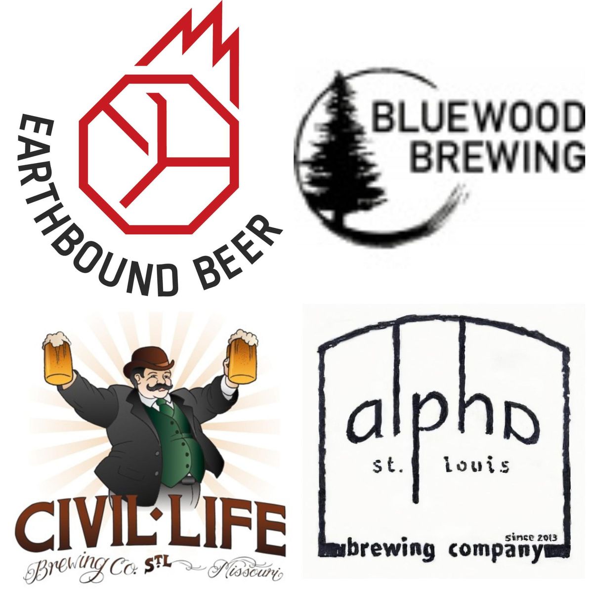 BrewHop STL Tour - Earthbound, Civil Life, Bluewood, Alpha