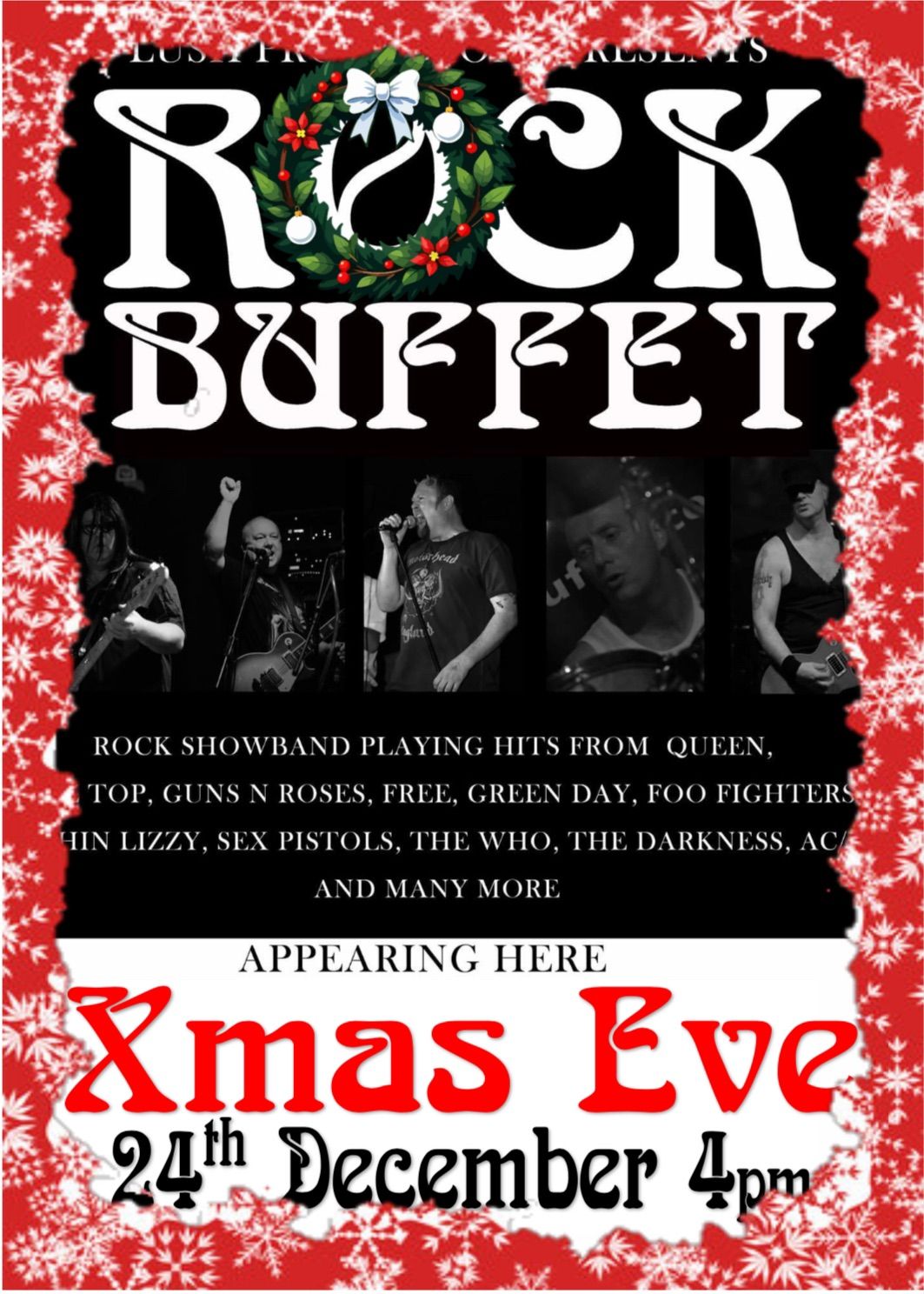 Rock Buffet Xmas Eve (4PM!)