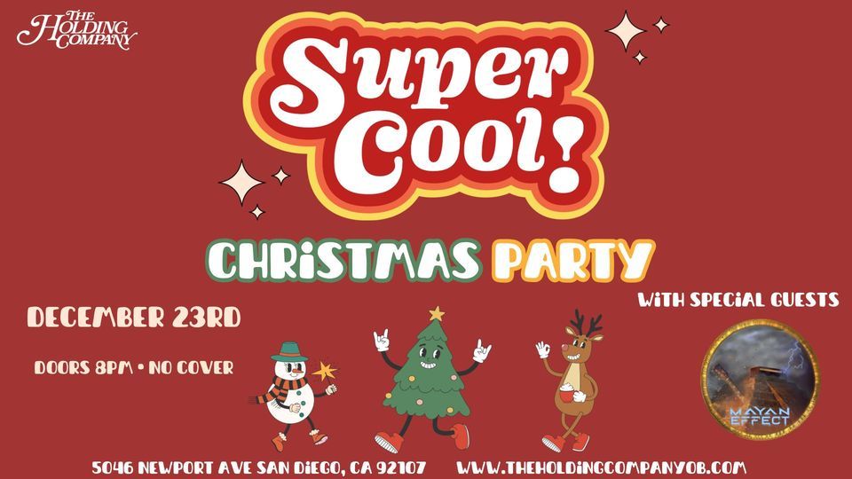 Supercool Xmas Party live at The Holding Company 