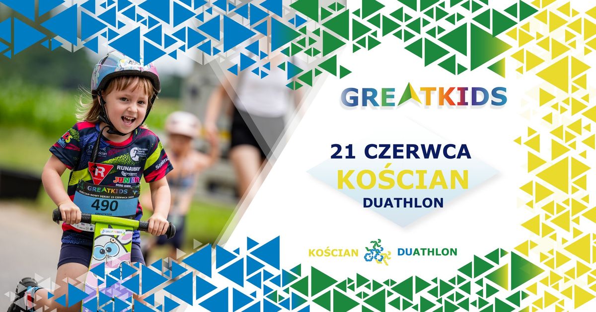 DUATHLON I TRIATHLON dla dzieci GREATKIDS