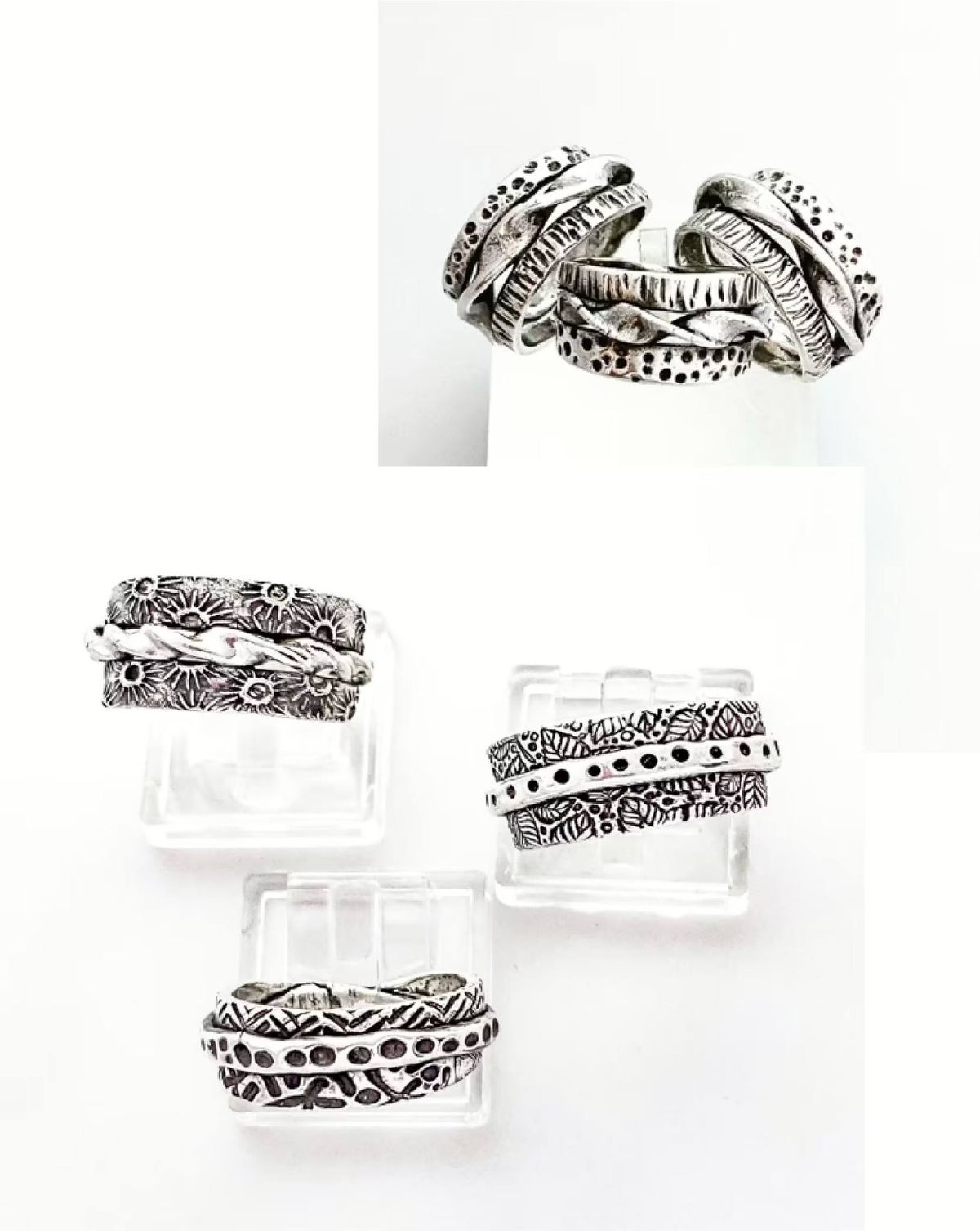 Texture and Twisted Sterling Rings Workshop | Ages 13-Adult