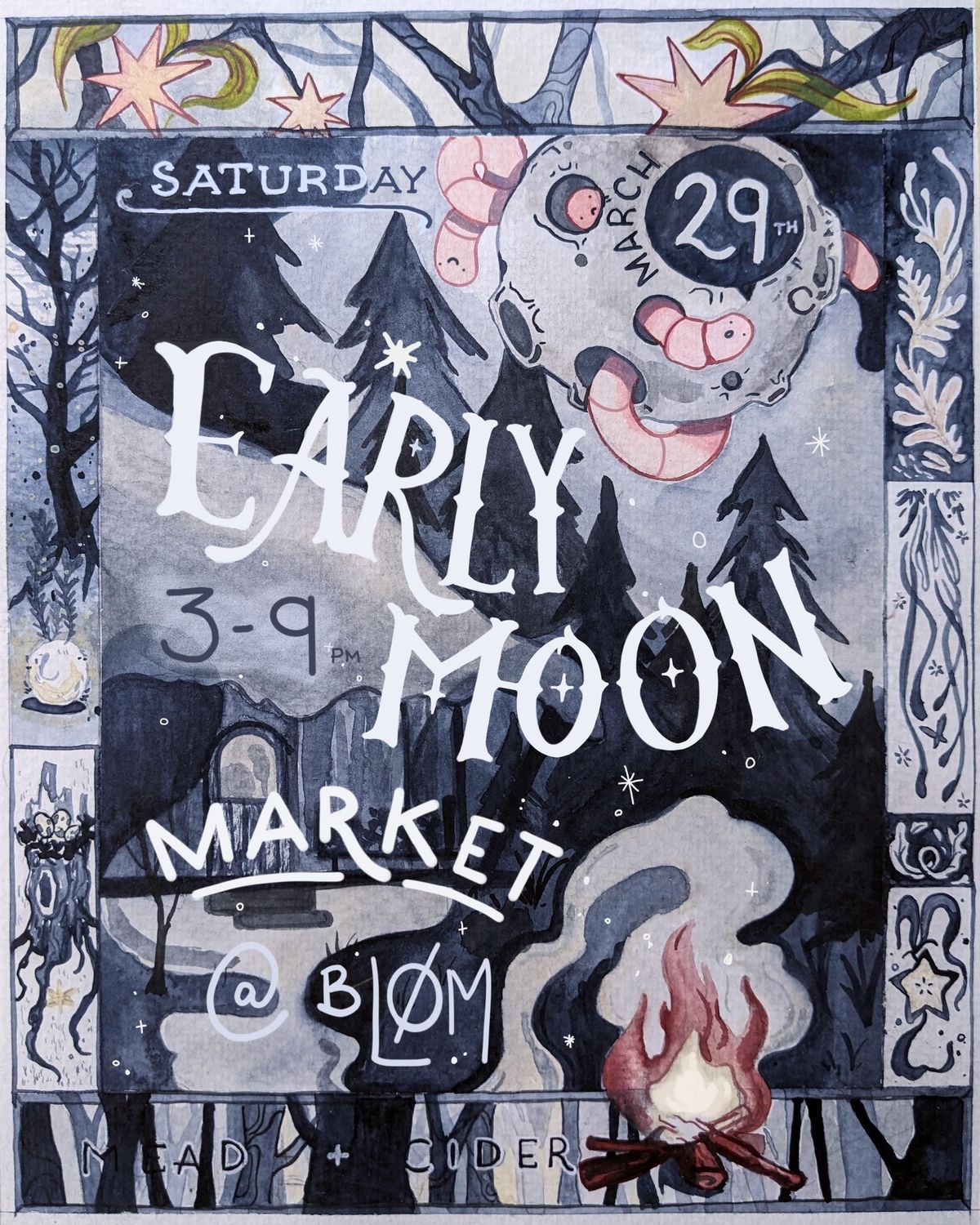 Early Moon Market at Bl\u00f8m