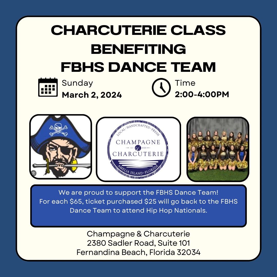 Fernandina Beach High School Dance Team Charcuterie Class Fundraiser