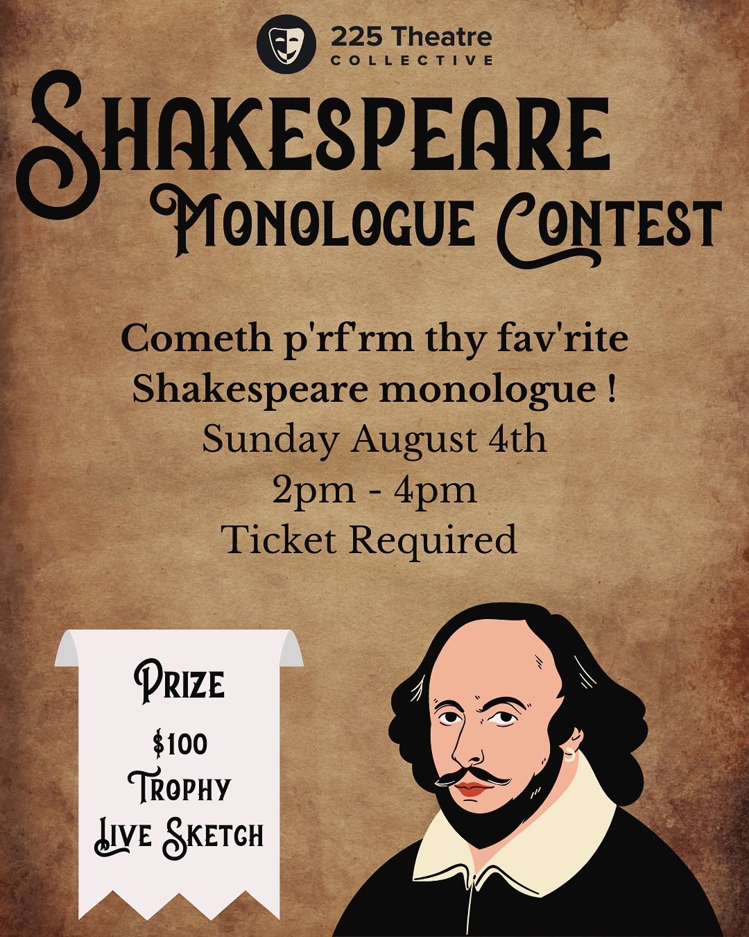 Shakespeare Monologue Contest