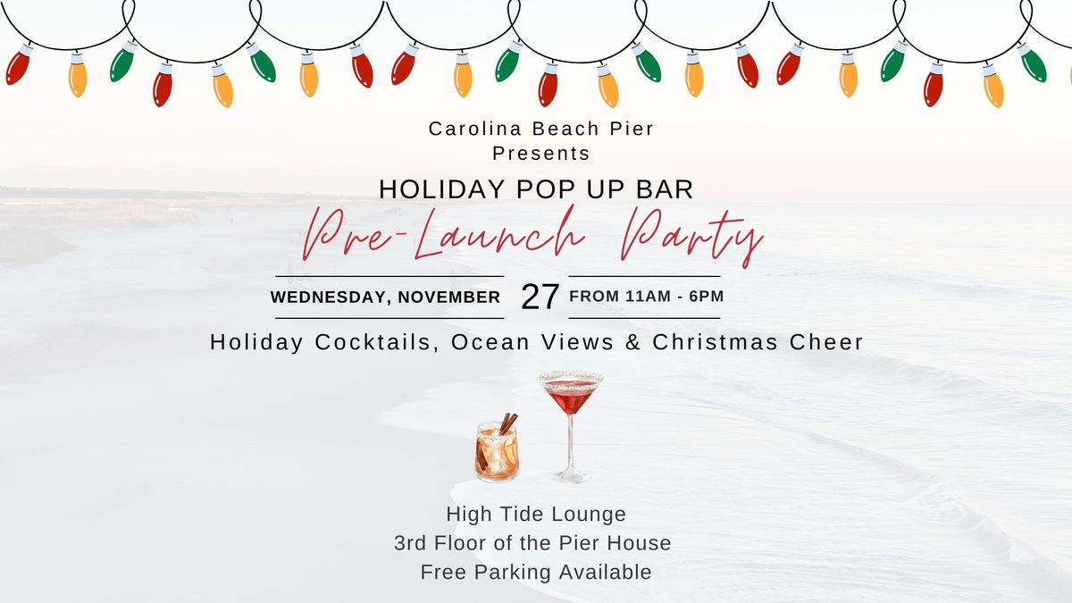 Holiday Pop Up Bar Pre-Launch