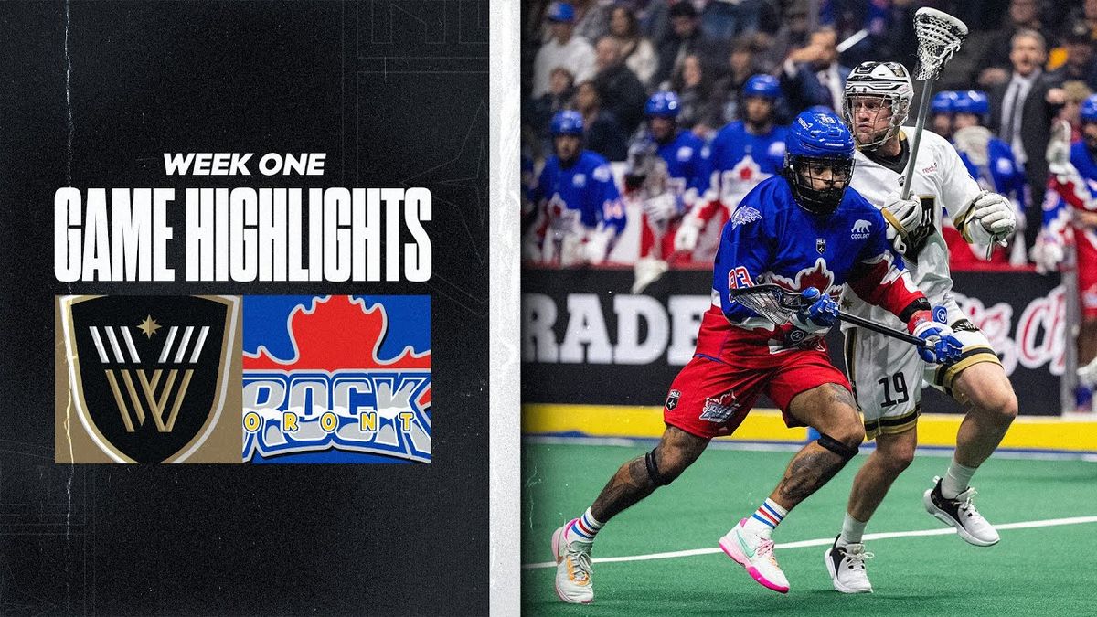 Toronto Rock vs. Vancouver Warriors