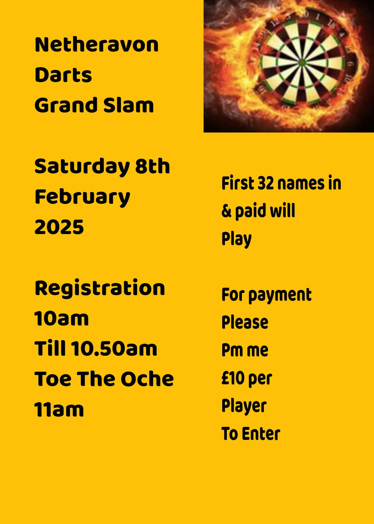 Netheravon Darts Grand Slam