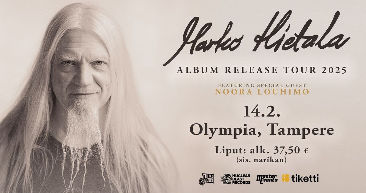 Marko Hietala featuring special guest Noora Louhimo \/\/ Olympia, Tampere