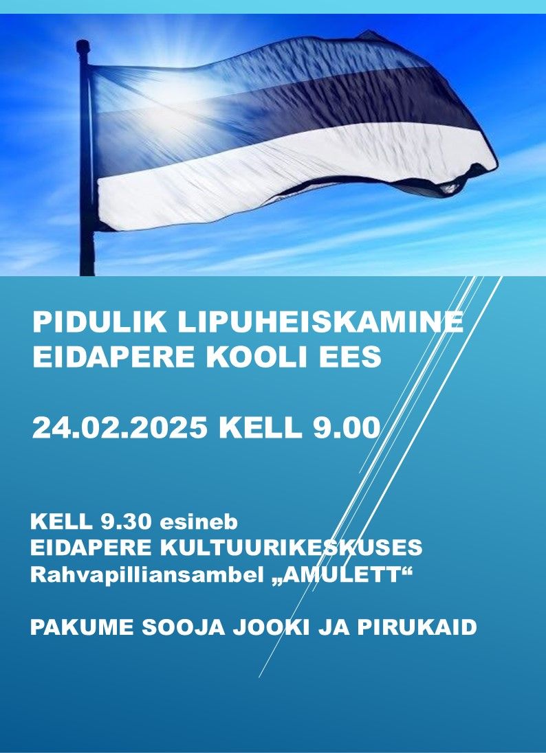 Pidulik lipuheiskamine Eidaperes