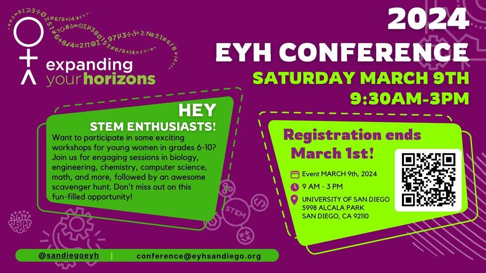 2024 Expanding Your Horizons of San Diego STEM Conference for young