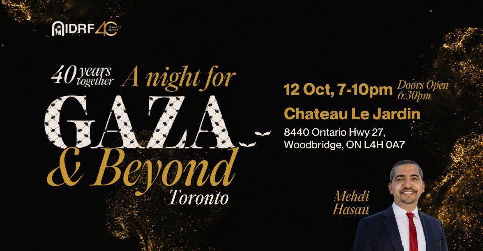 A Night for Gaza and Beyond - Toronto 