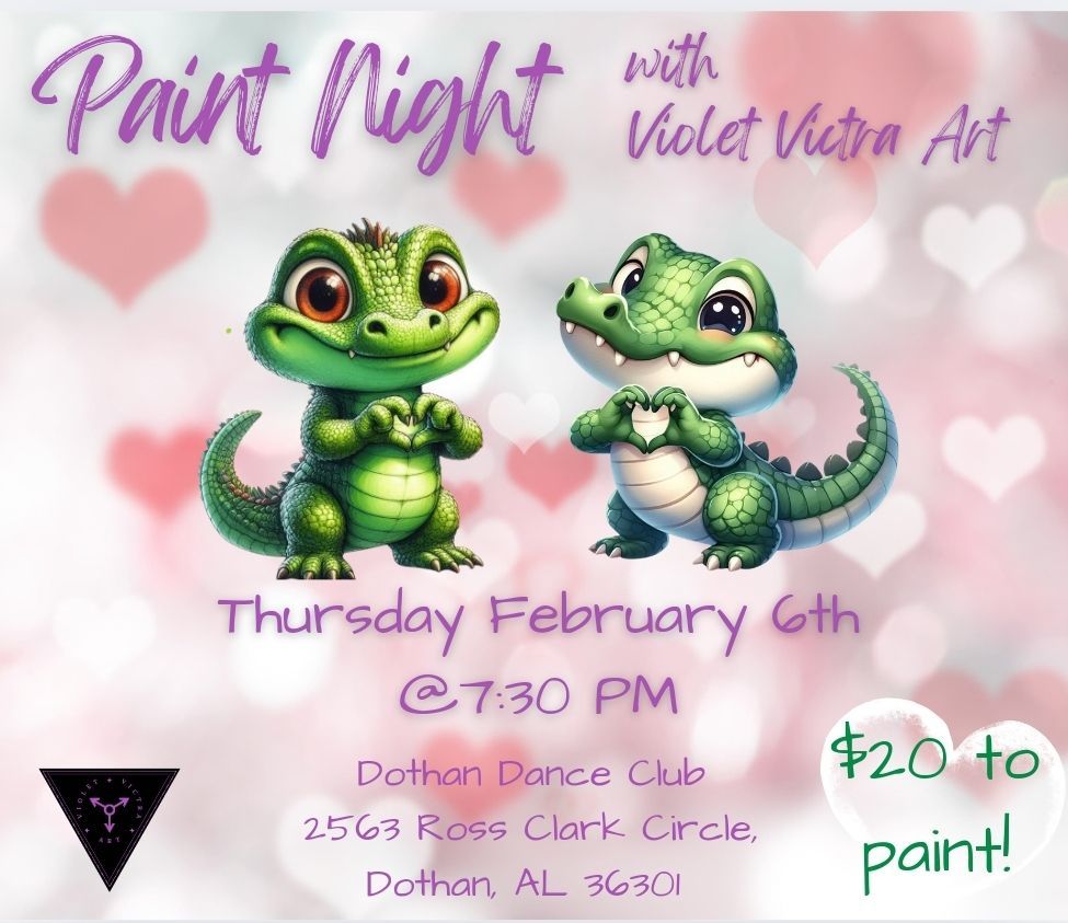 Paint Night with Violet Victra Art 