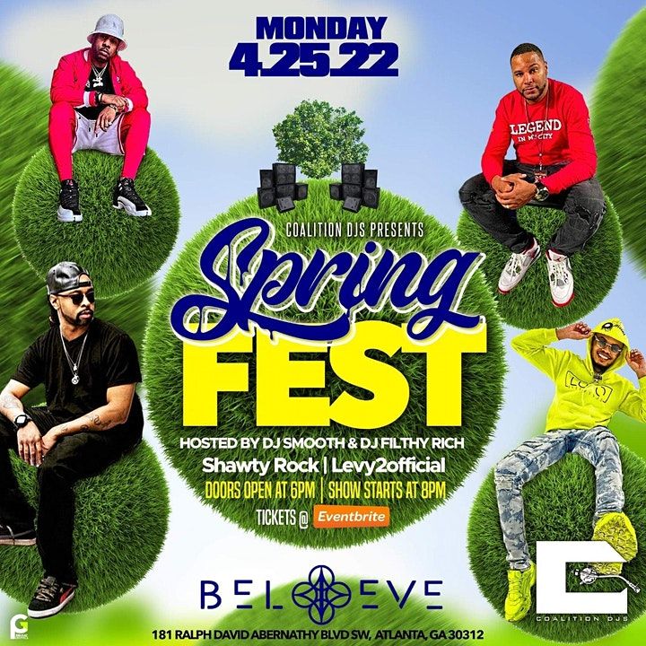 SpringFest 22, Believe Music Hall, Atlanta, 25 April to 5 May