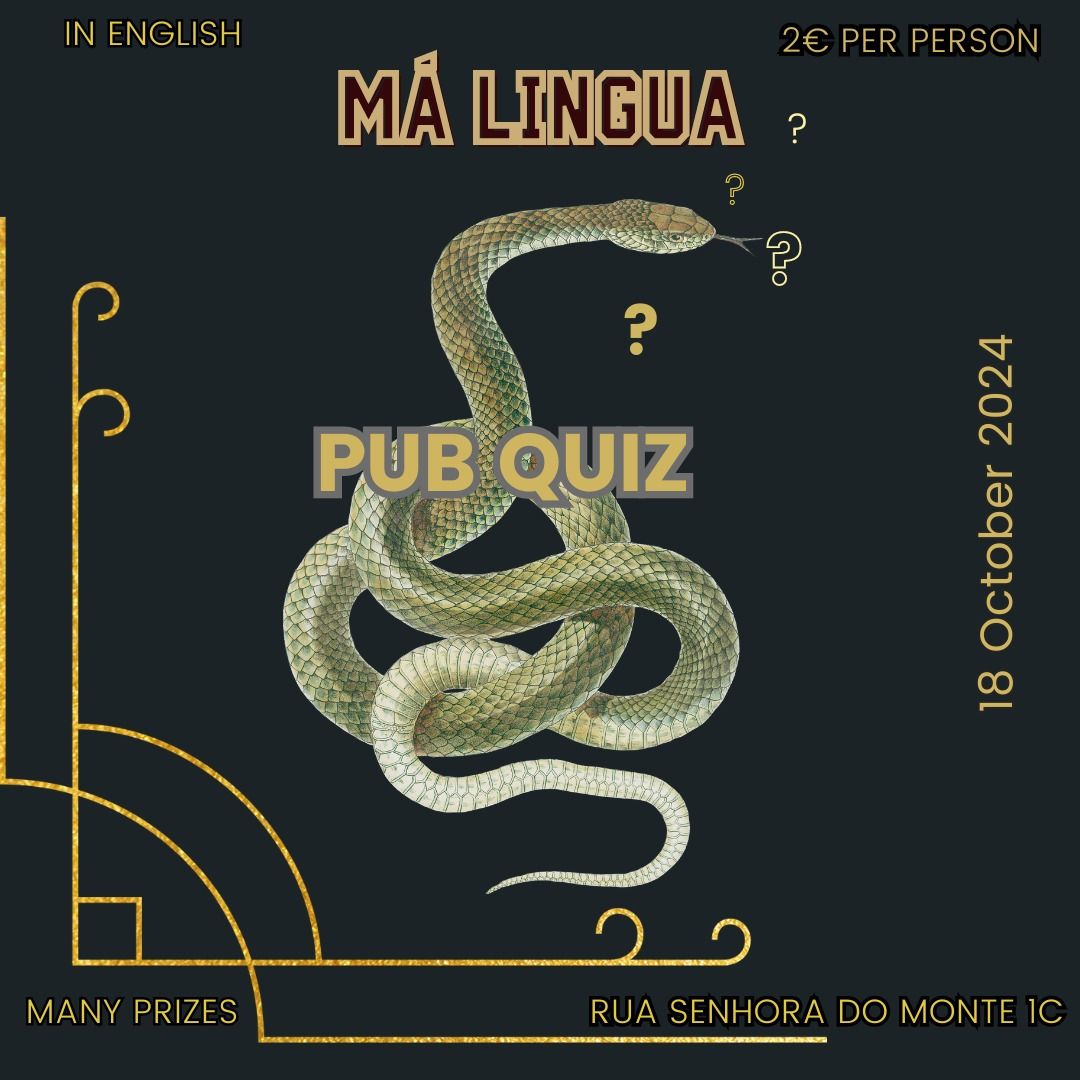 Pub Quiz at M\u00e1 L\u00edngua, Gra\u00e7a!