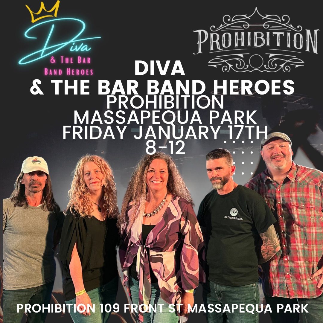 Diva and The Bar Band Heroes Full Band Live at Prohibition