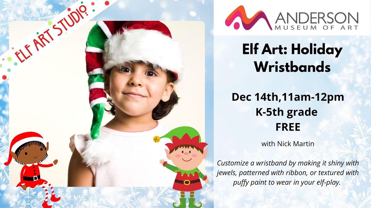 Elf Art Studio: Holiday Wristbands