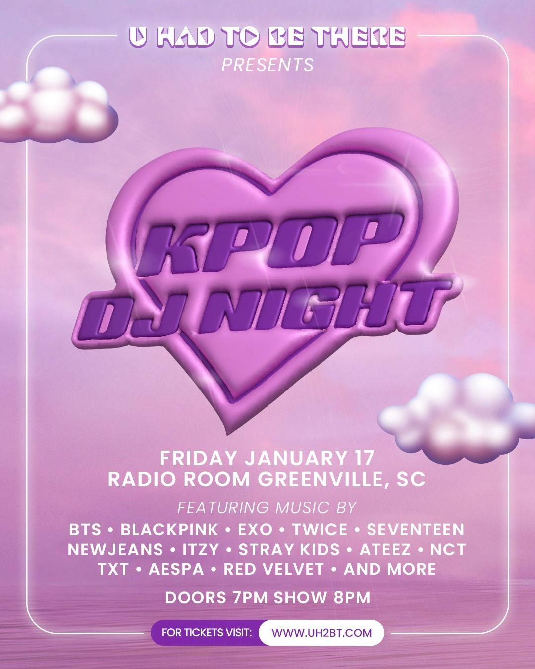 U Had To Be There Presents: KPOP DJ Night at Radio Room 