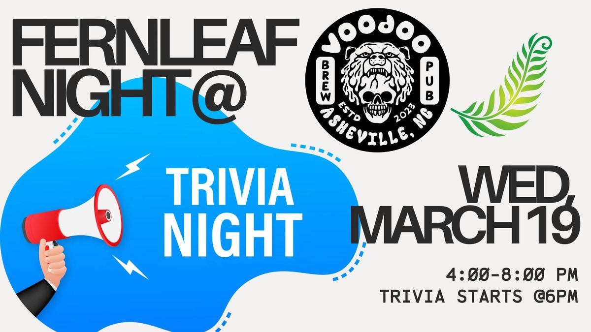 March FernLeaf Night @Voodoo Brewing Co