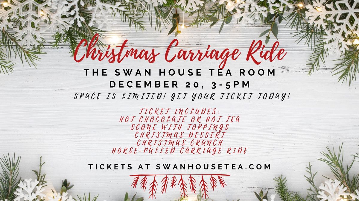 Christmas Carriage Ride & Tea