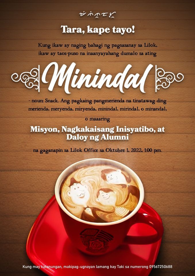 Minindal (Misyong,Nagkakaisang Inisyatibo, at Daloy ng Alumni