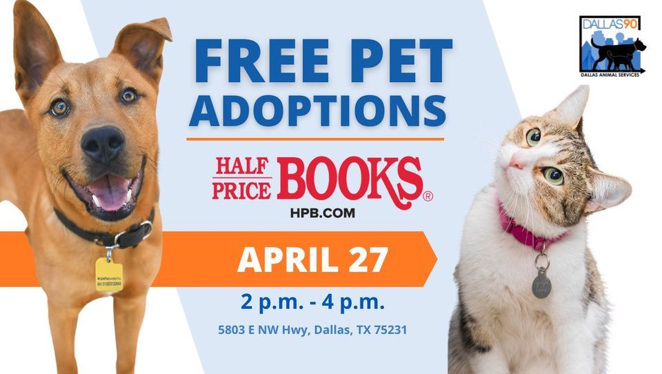 Half Price Books Adoption Event