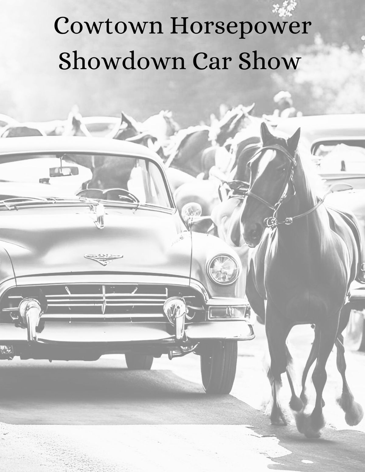 Cowtown Horsepower Showdown Car Show