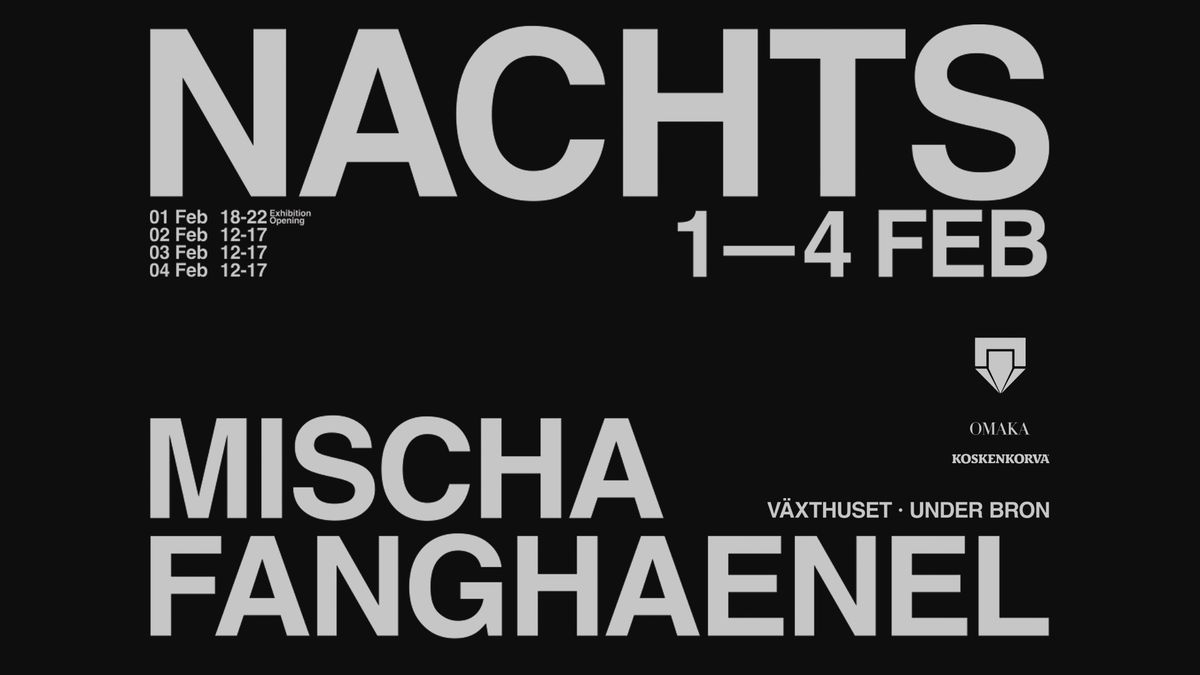 NACHTS - BY MISCHA FANGHAENEL 