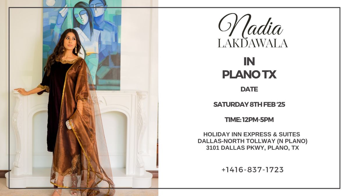 Nadia Lakdawala - Plano Exhibition