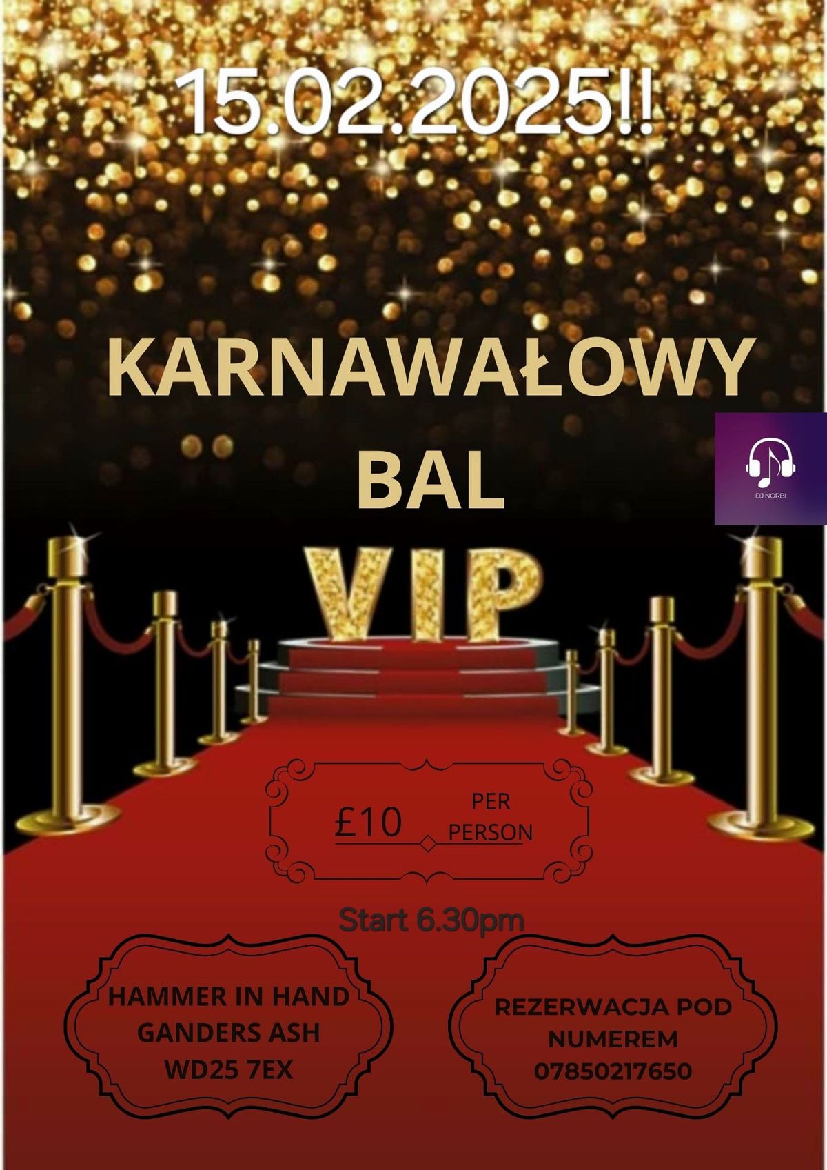 Karnawa\u0142owy bal VIP