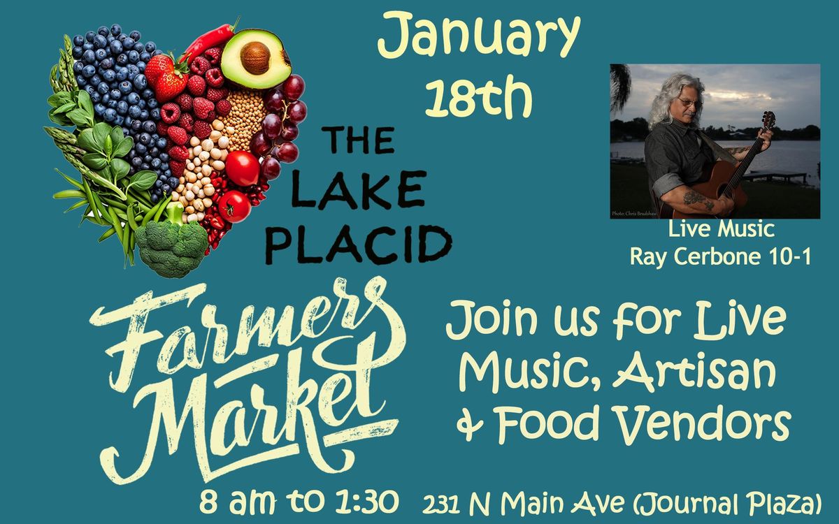 Live Music with Ray Cerbone at the Lake Placid Farmers Market