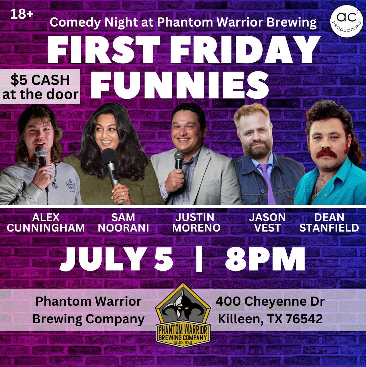 First Friday Funnies: Comedy Night at PWBC