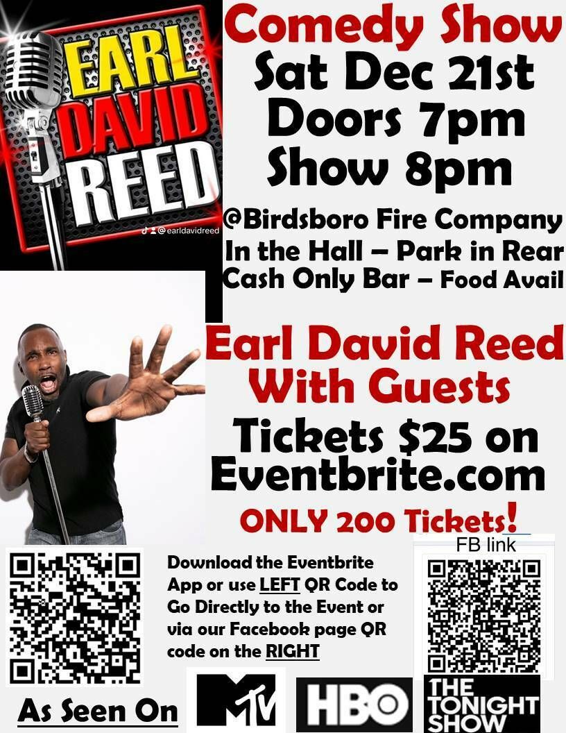 Earl David Reed at Bijou Theatre - Bridgeport