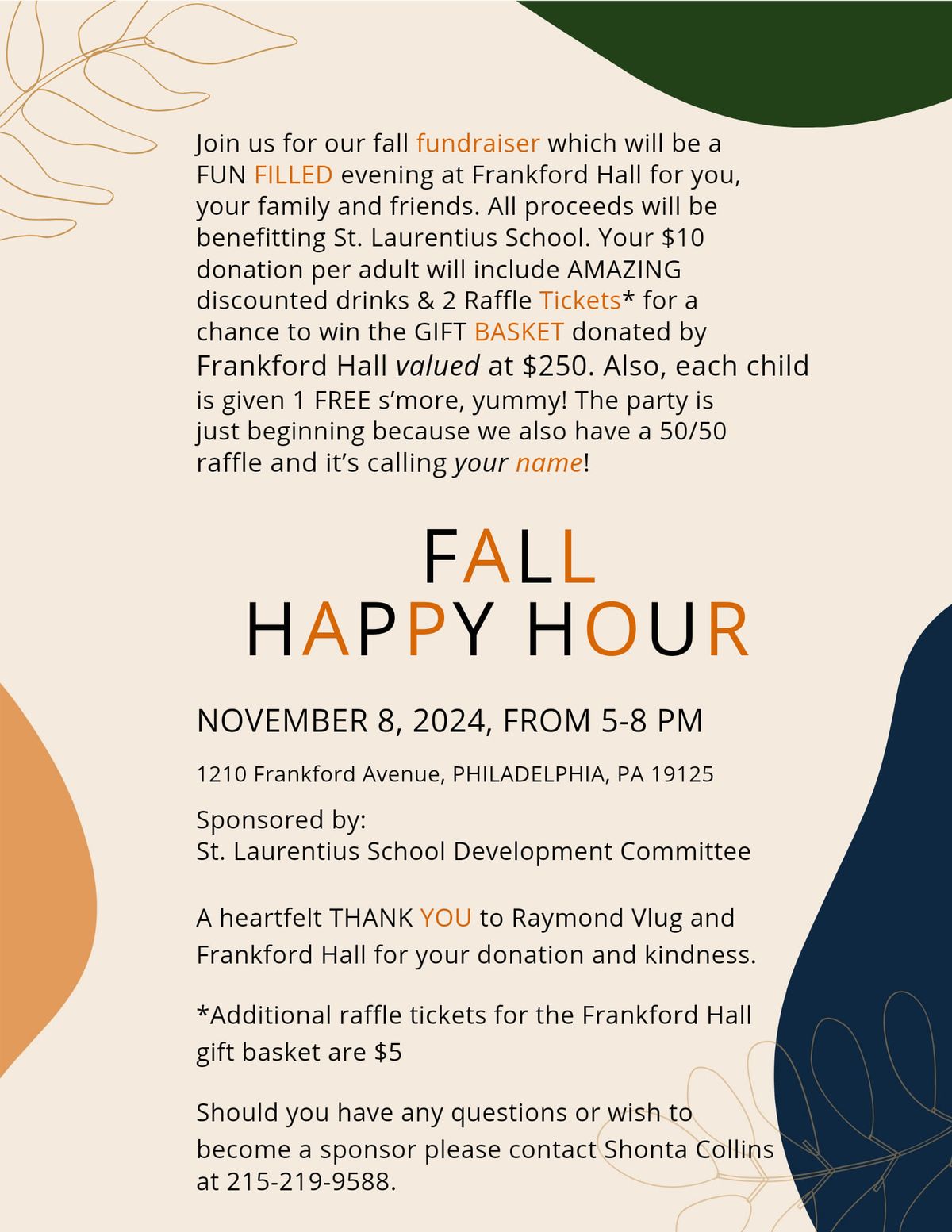 Fall Happy Hour 