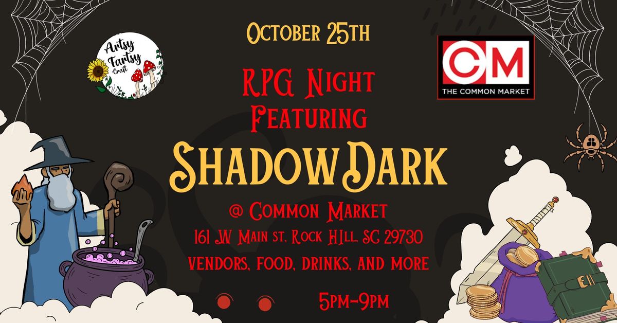 RPG Night Featuring Shadowdark