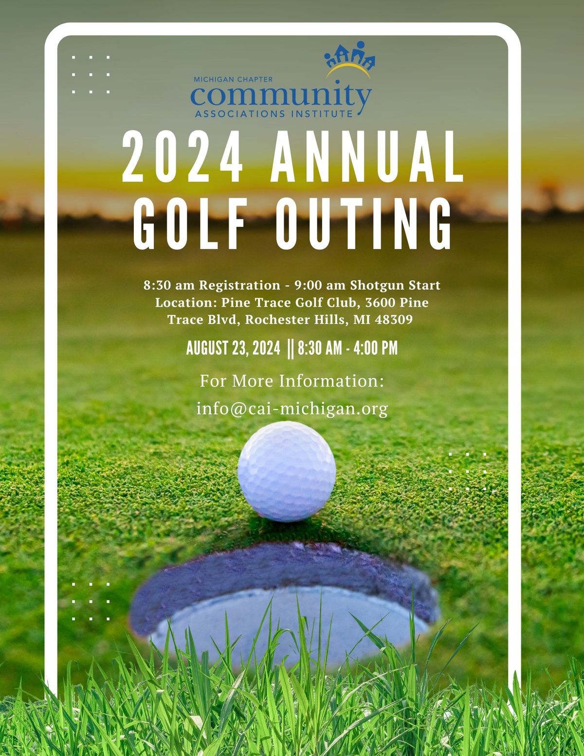 2024 CAI-MI Annual Golf Outing 