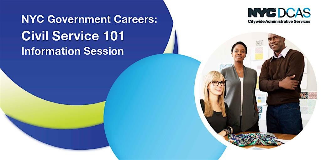 HYBRID - NYC Government Careers DCAS Civil Service 101 Info Session: Dec