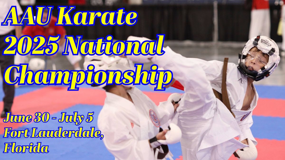 AAU Karate 2025 National Championship