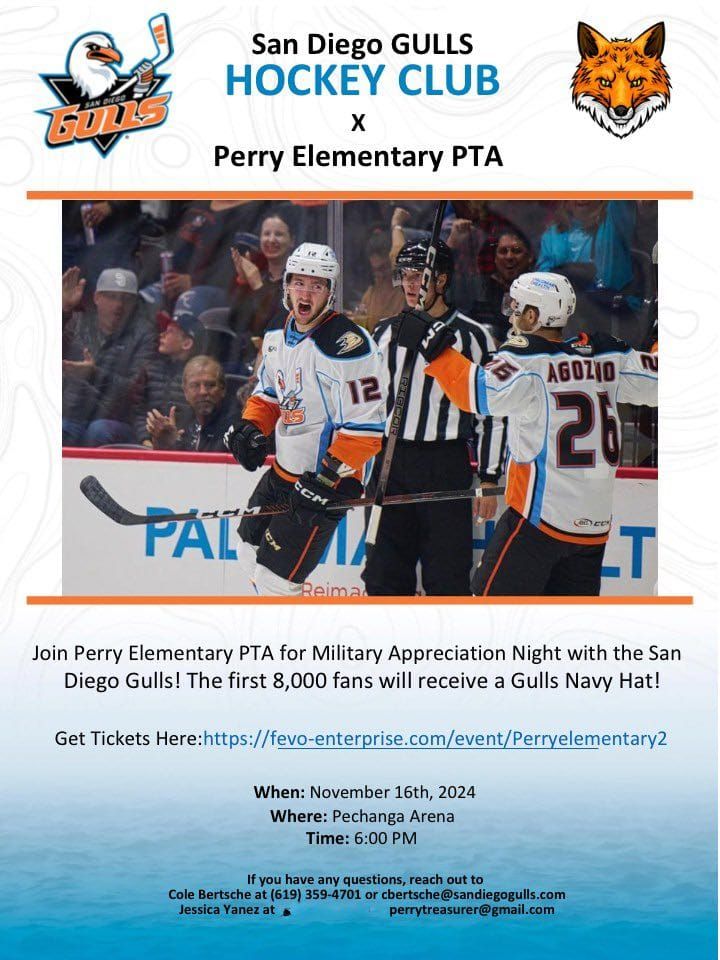 Perry PTA Hockey Family Night Event