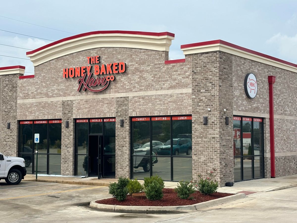 Honey Baked Ham Ribbon Cutting