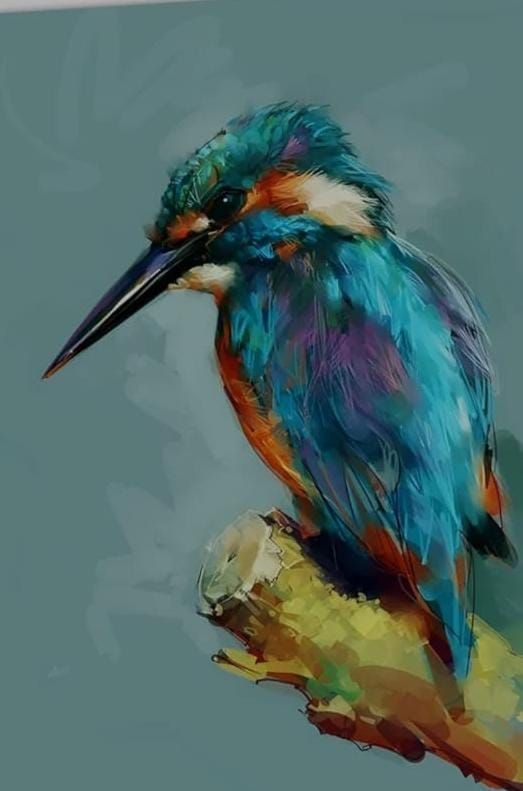 Pastel Workshop - Kingfisher