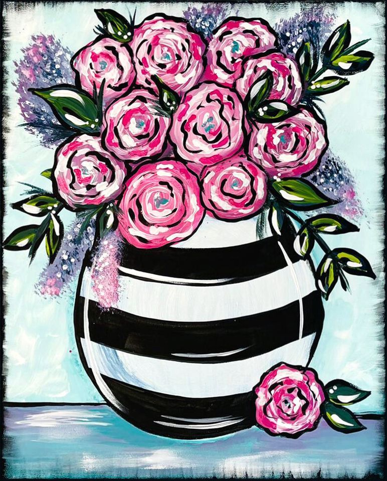 "Love Blooms Here" In-Studio Paint Party!