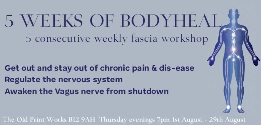 5 weeks of BODYHEAL - August workshop